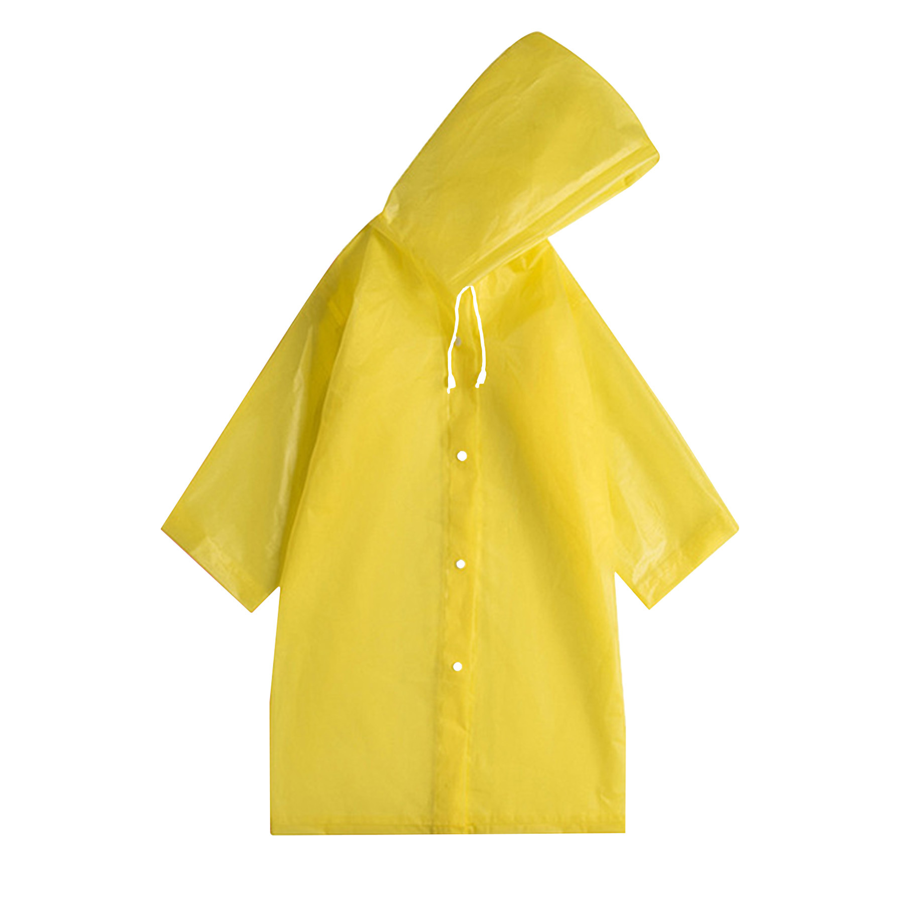 Reusable Thickened EVA Waterproof Hooded Rain Poncho