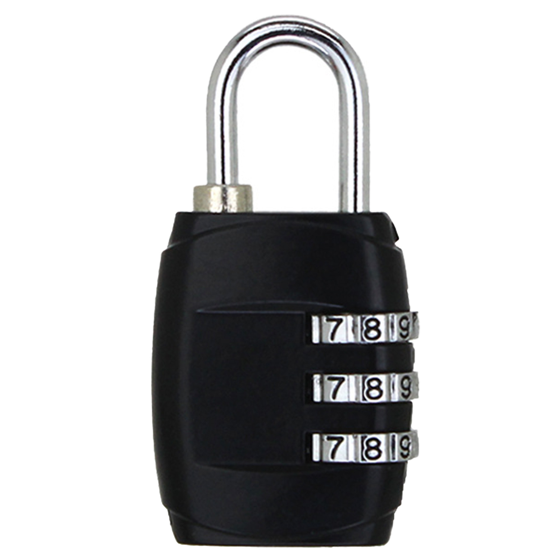 3-Digit Resettable Combination Padlock Zinc Alloy Security Lock
