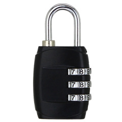 3-Digit Resettable Combination Padlock Zinc Alloy Security Lock