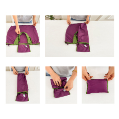 Custom Eco Foldable Drawstring Tote Bag