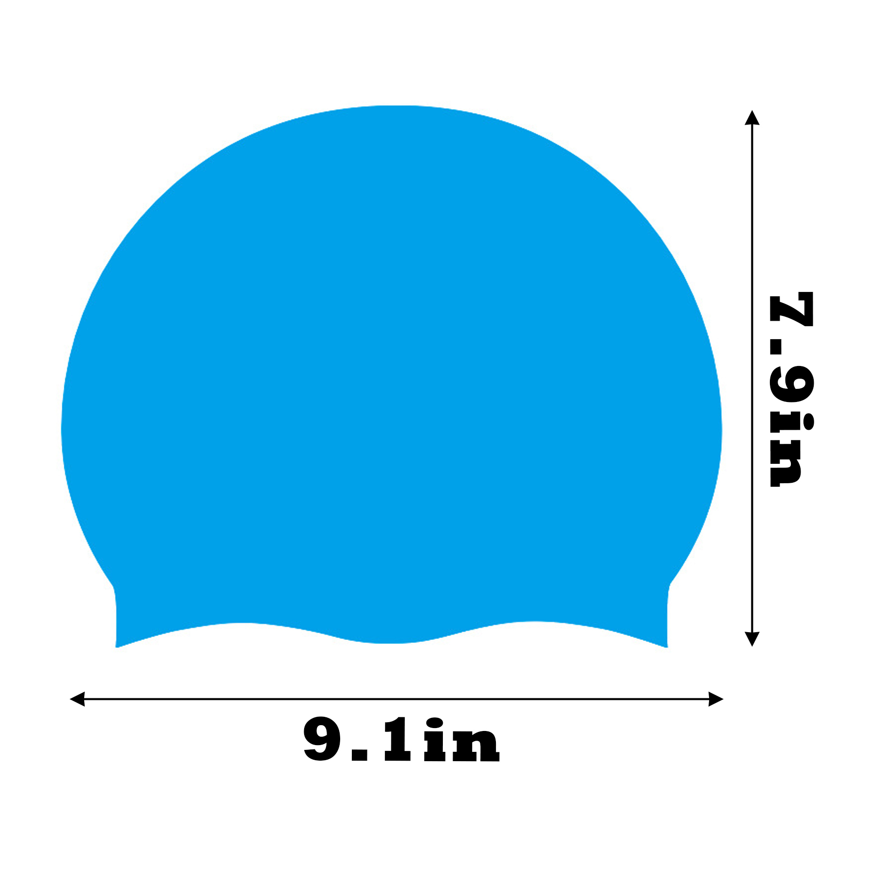 Silicone Swim Cap for Men & Women