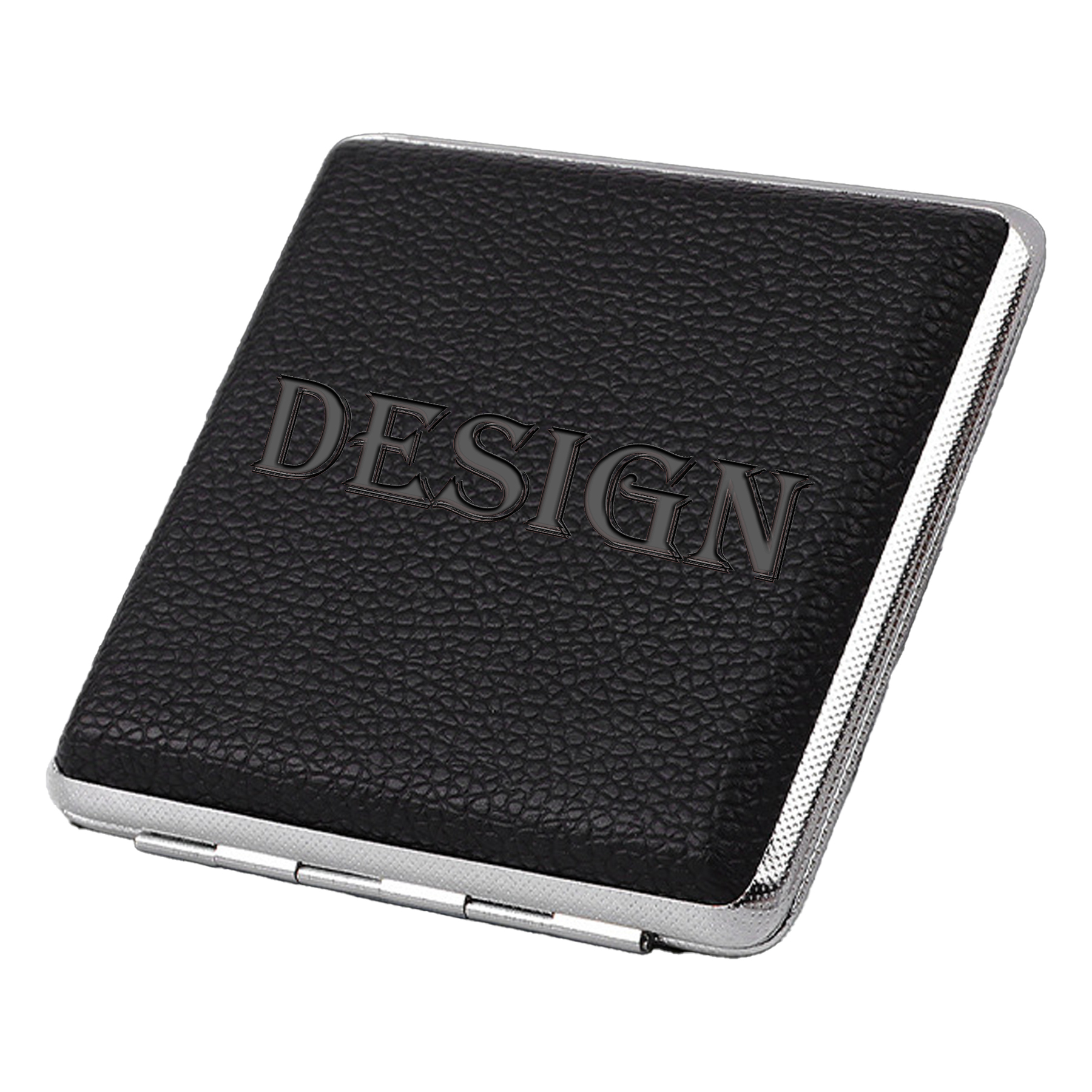 PU Leather Cigarette Case for 20 Cigarettes, Portable