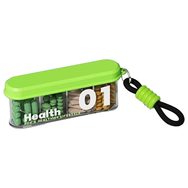 Weekly 7-Day Pill Case with Handle for Travel
