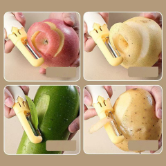 2-in-1 Stainless Steel Peeler for Kitchen