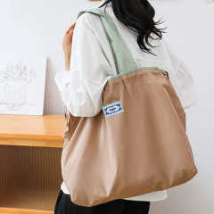 Custom Eco Foldable Drawstring Tote Bag