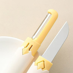2-in-1 Stainless Steel Peeler for Kitchen