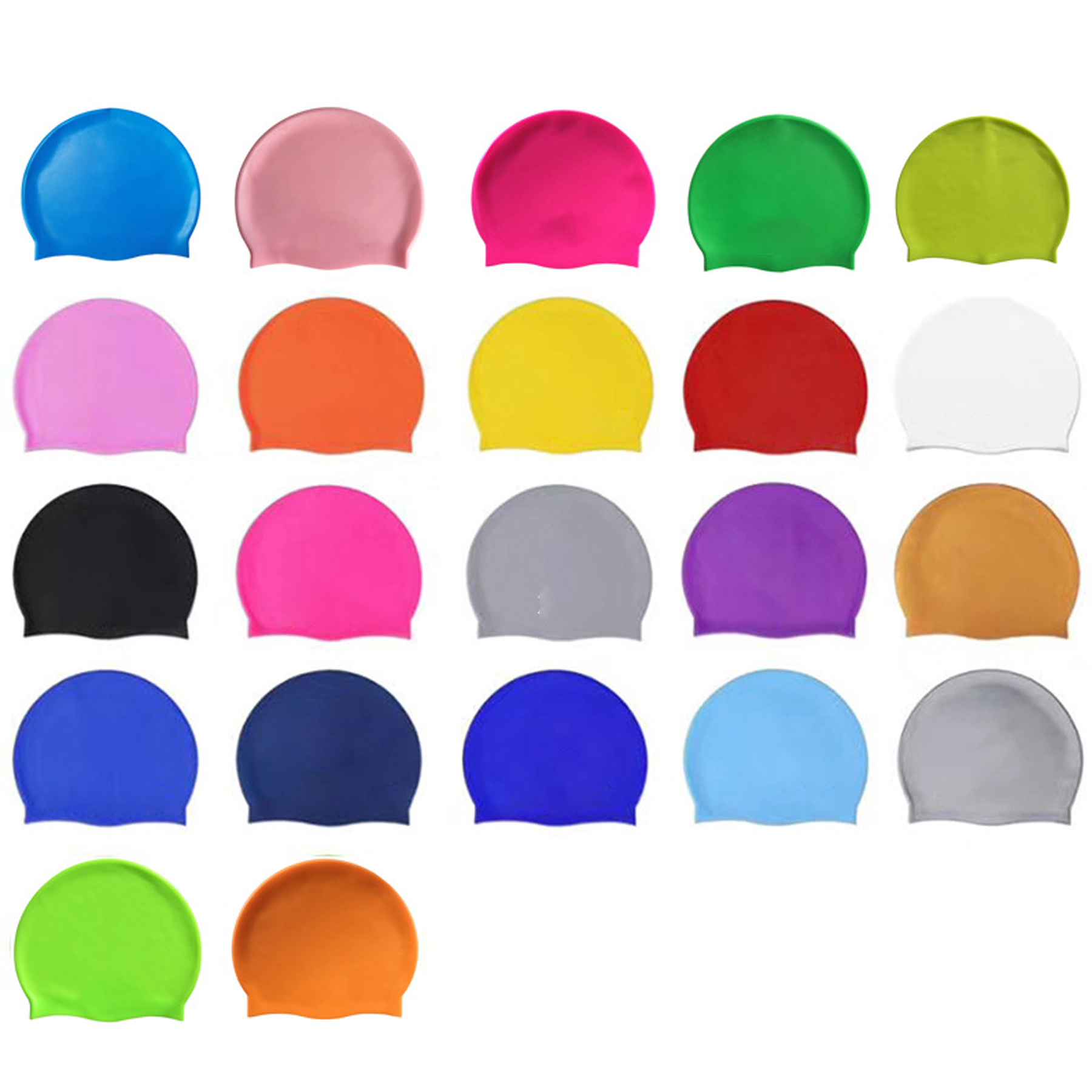 Silicone Swim Cap for Men & Women