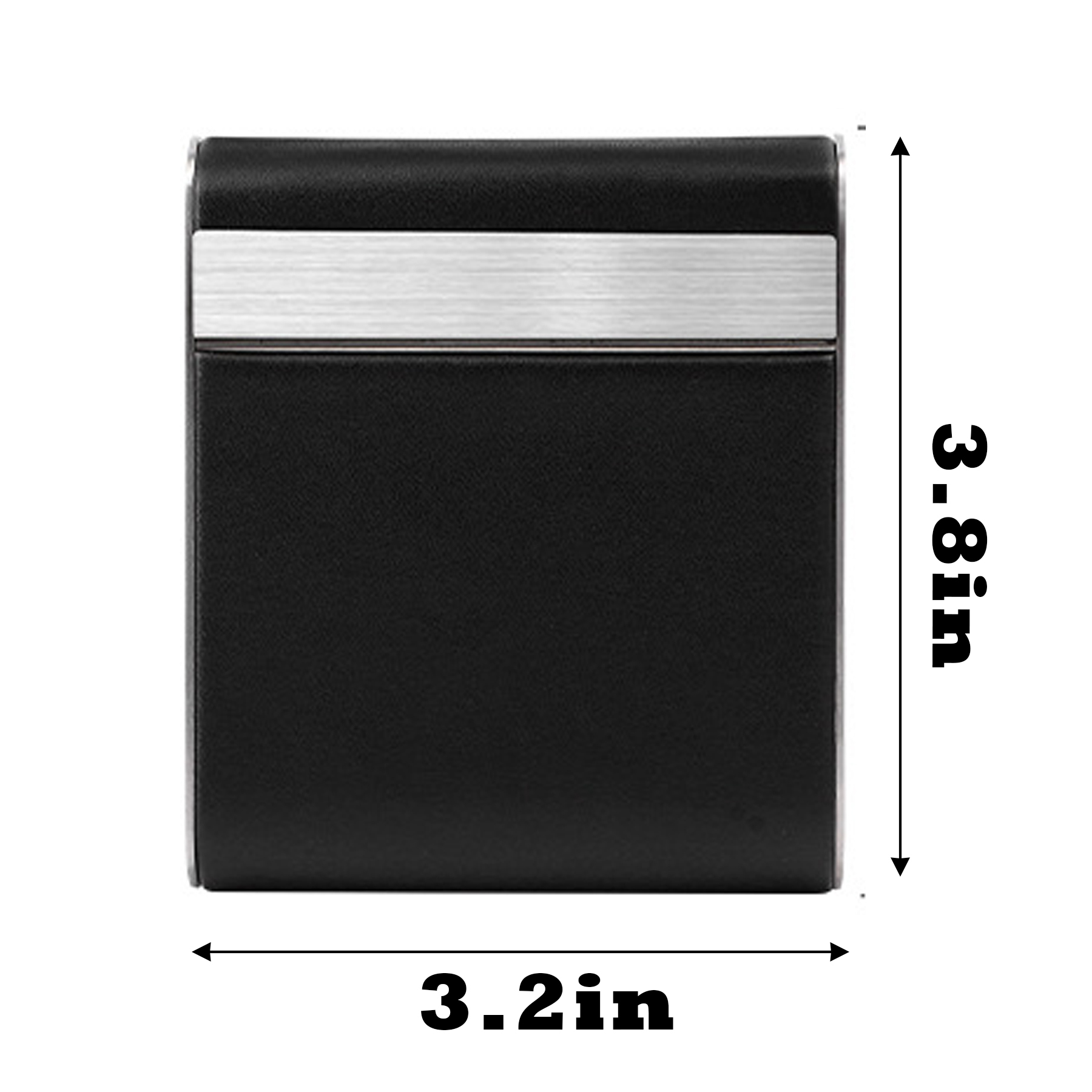 PU Leather Cigarette Case for 20 Cigarettes, Portable