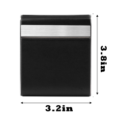 PU Leather Cigarette Case for 20 Cigarettes, Portable
