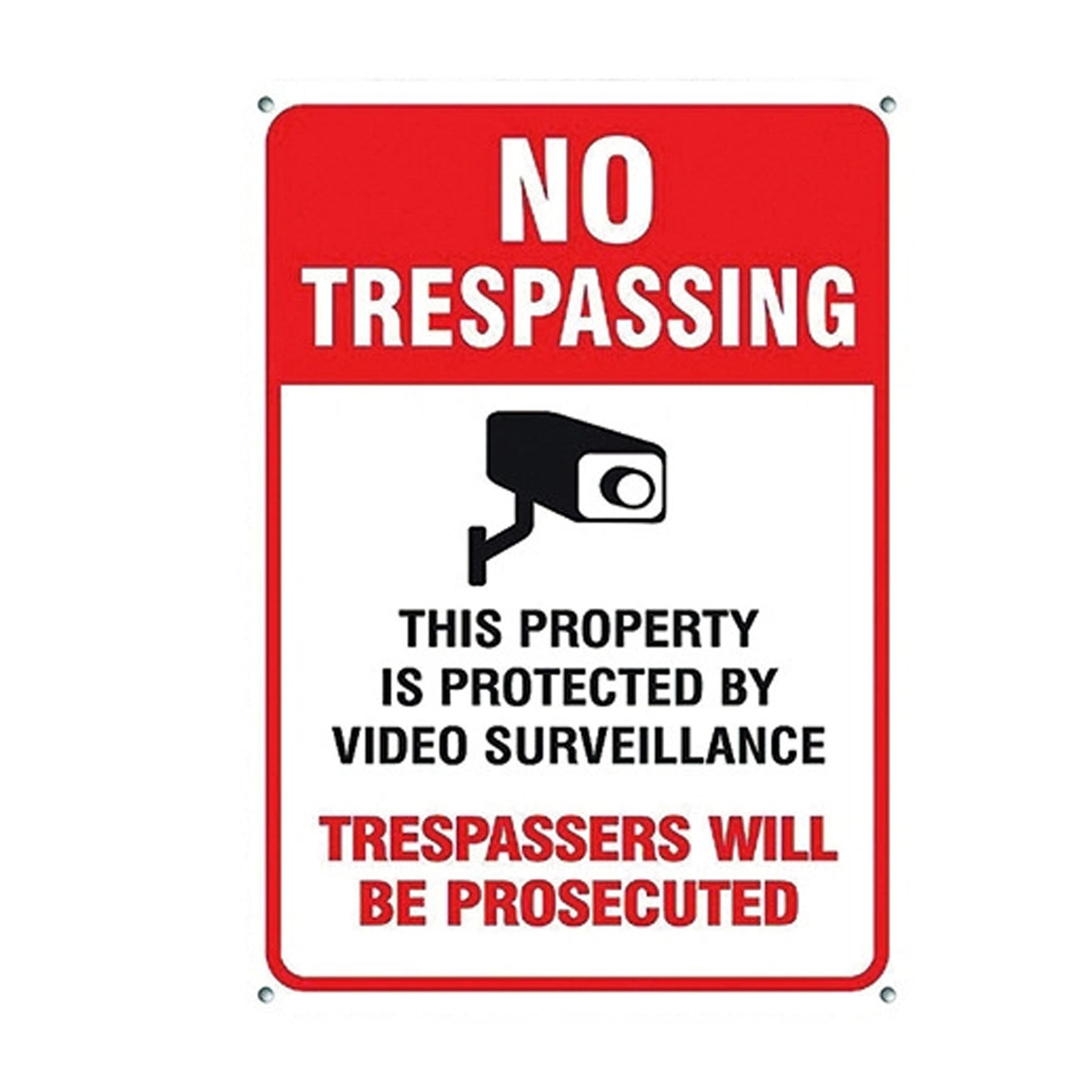 Aluminum Alloy Warning Sign