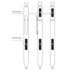 Black Gel Ink Pen