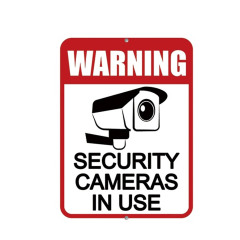 Aluminum Alloy Warning Sign
