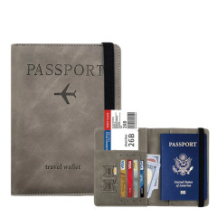 PU Leather Passport and Document Holder