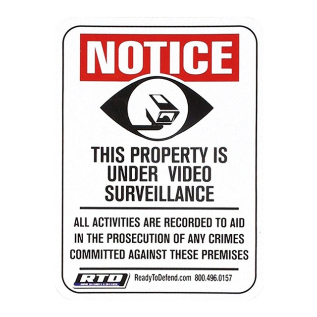 Aluminum Alloy Warning Sign