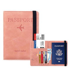 PU Leather Passport and Document Holder