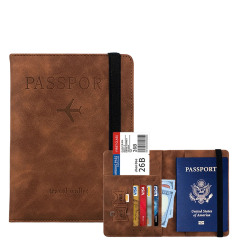 PU Leather Passport and Document Holder