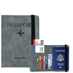 PU Leather Passport and Document Holder