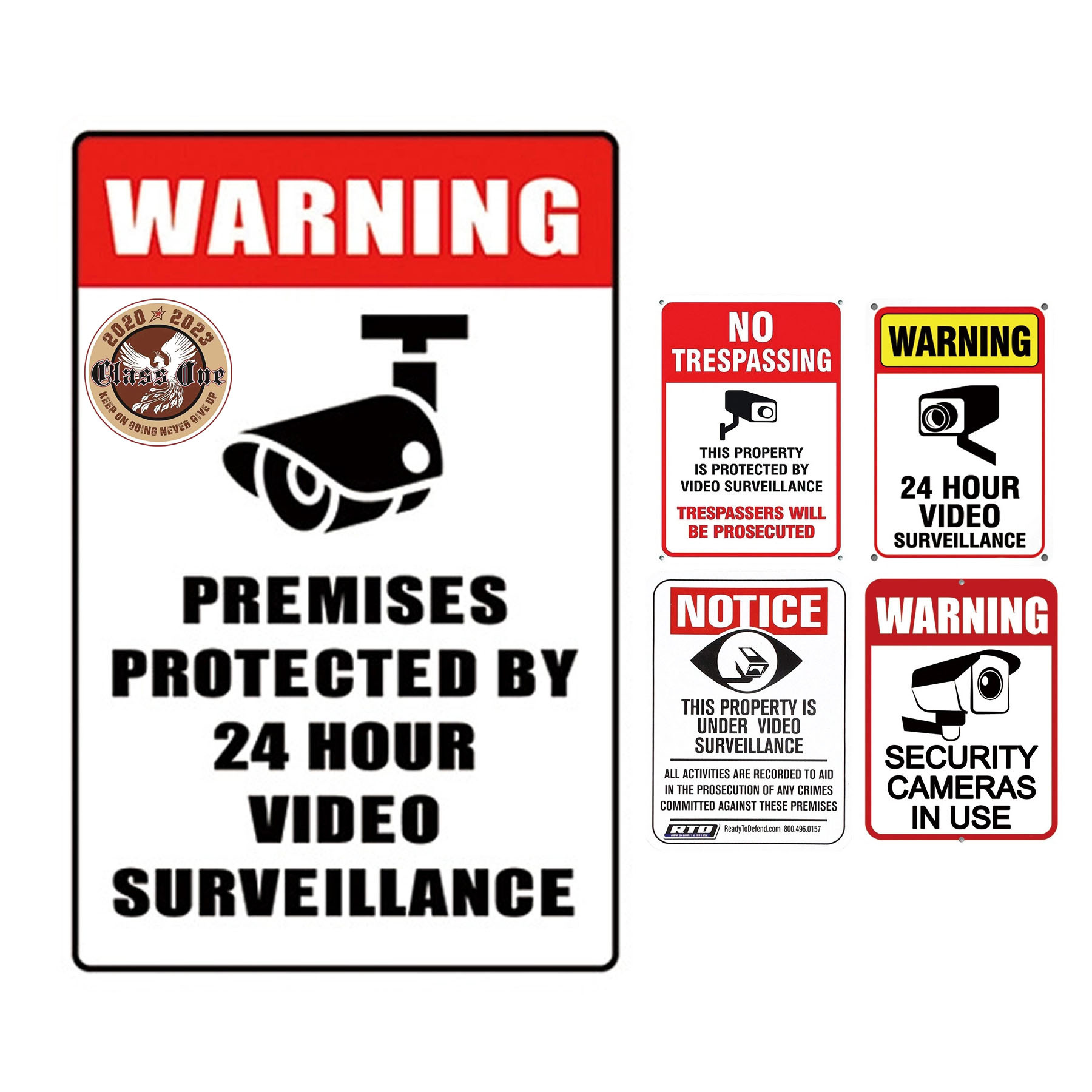 Aluminum Alloy Warning Sign