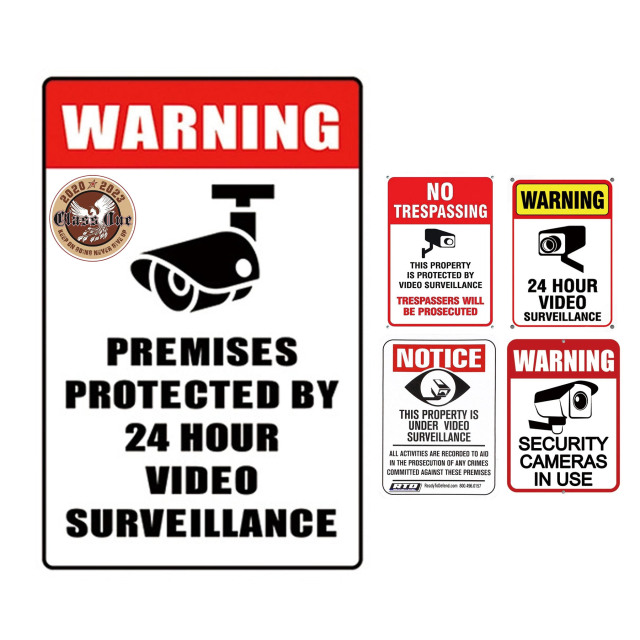 Aluminum Alloy Warning Sign