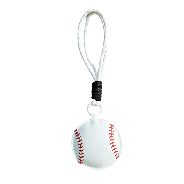 PU Leather Sports Ball Keychain
