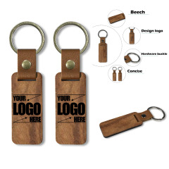 Wooden keychain