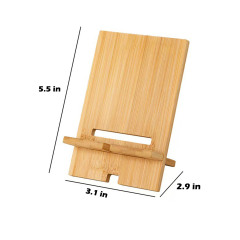 Bamboo And Wood Phone Stand