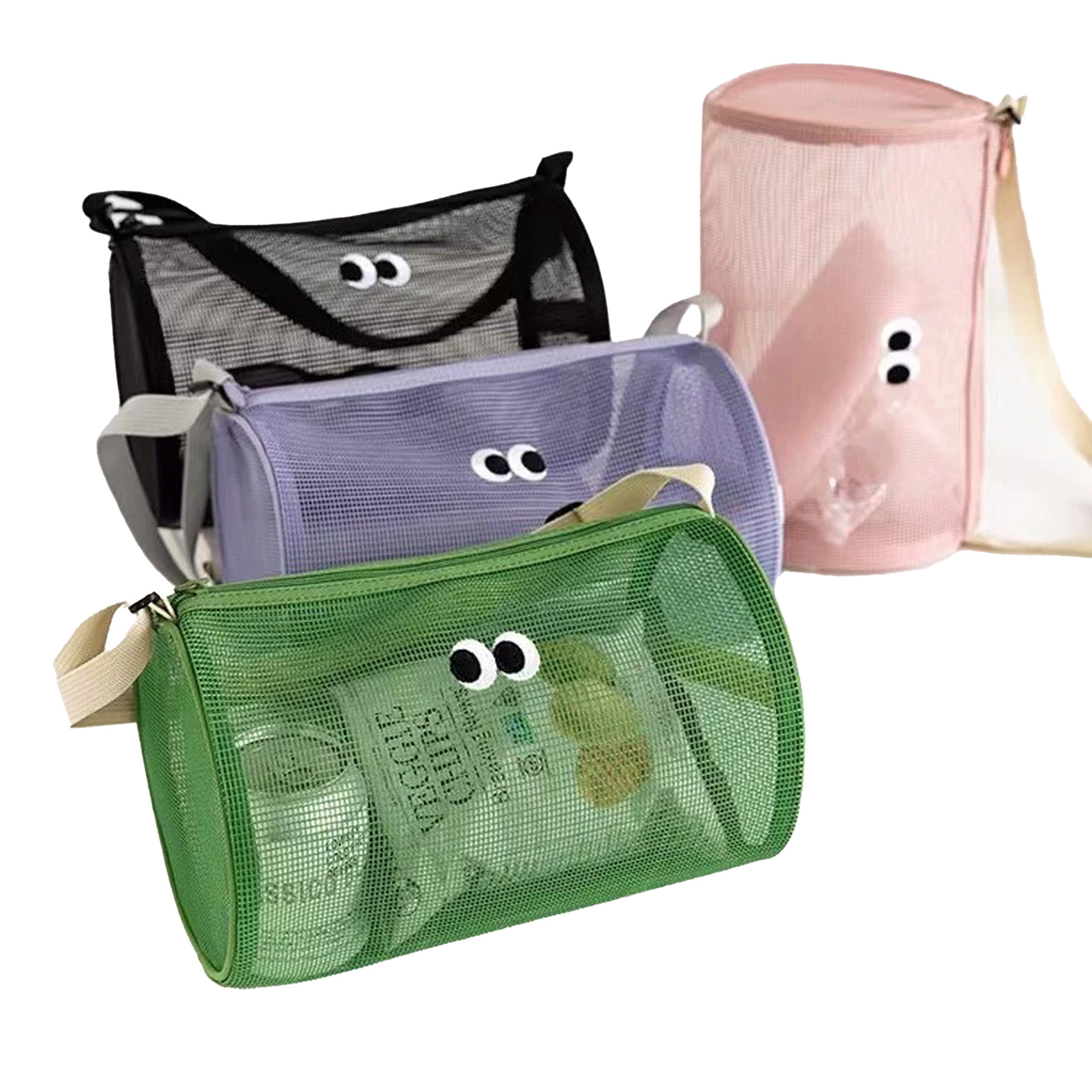Mesh Crossbody Swim Bag