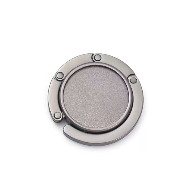Metal Table Side Round Foldable Handbag Hanger