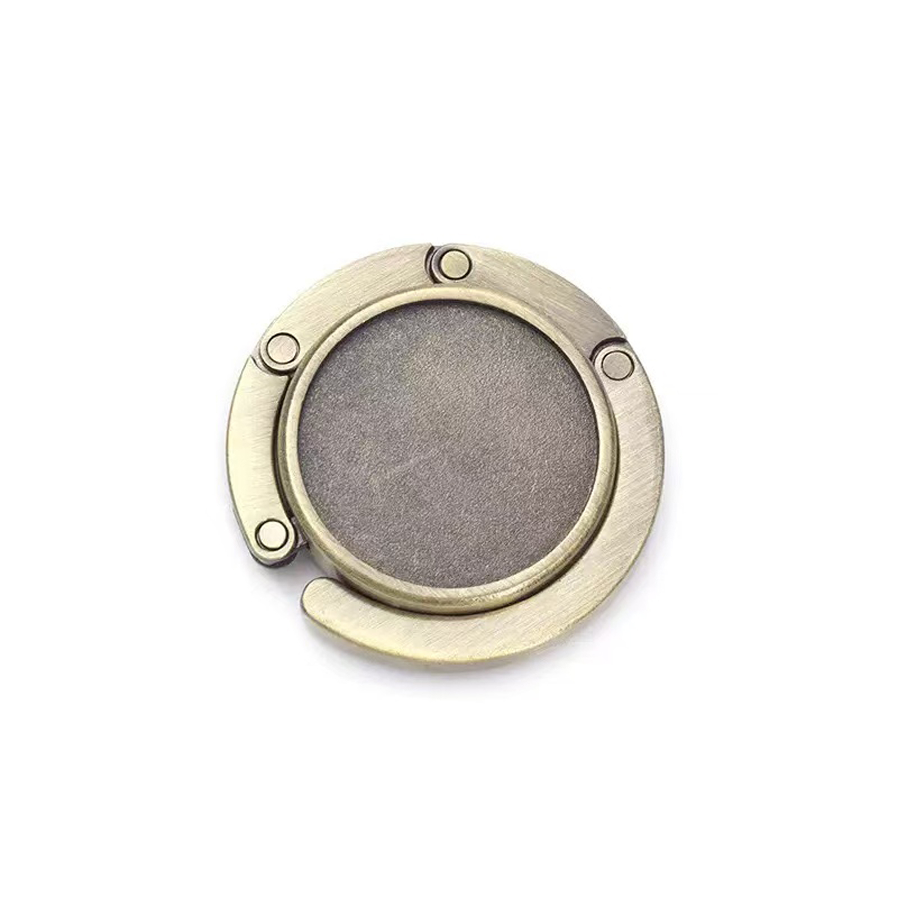 Metal Table Side Round Foldable Handbag Hanger