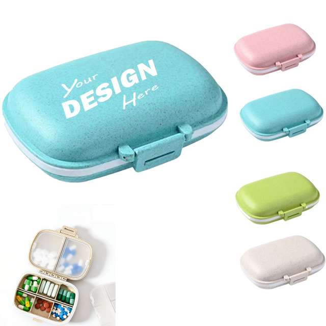 Eco Friendly Portable Moisture Proof Weekly Tablet Medicine Box