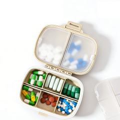 Eco Friendly Portable Moisture Proof Weekly Tablet Medicine Box