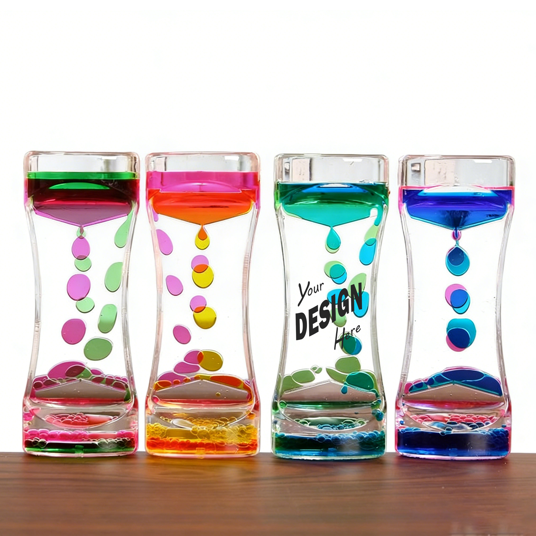 Acrylic Liquid Motion Bubbler Timer