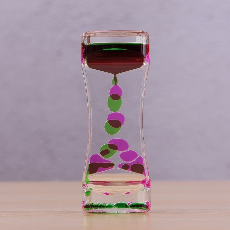 Acrylic Liquid Motion Bubbler Timer