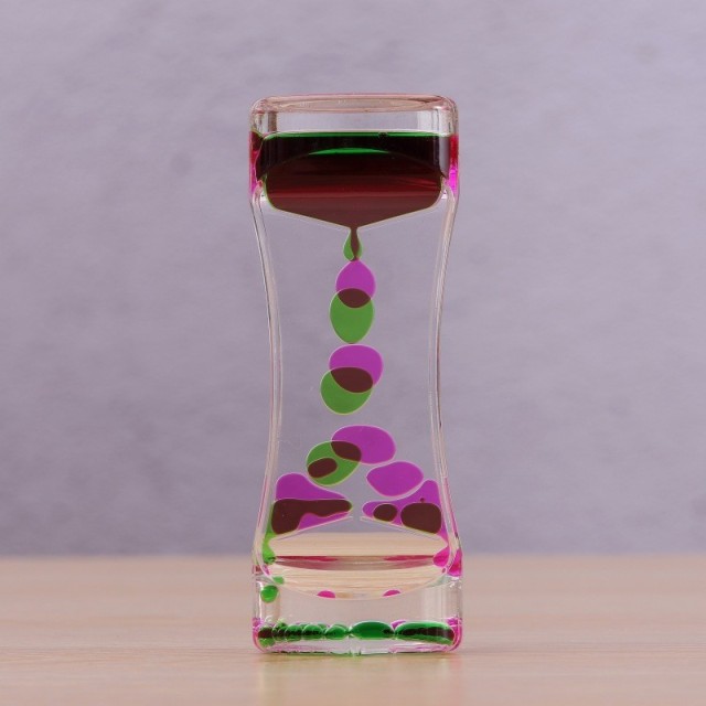 Acrylic Liquid Motion Bubbler Timer