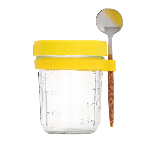 Leakproof Mason Jar Breakfast Oatmeal Cup