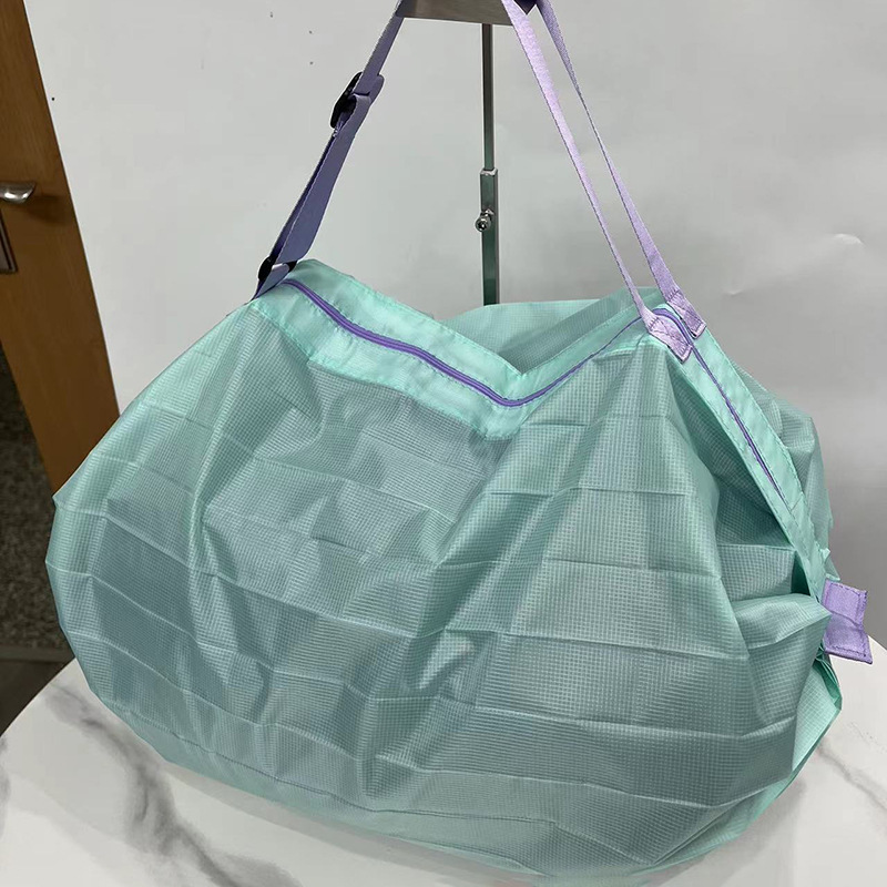 Foldable Reusable Nylon Grocery Shopping Bag