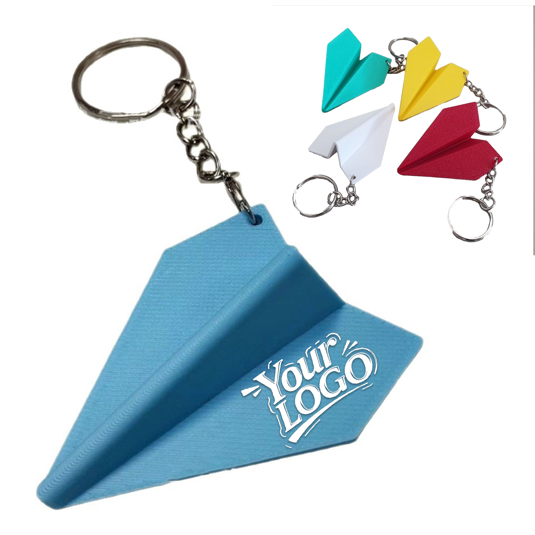 3D Paper Airplane Keychain - Nostalgic Charm
