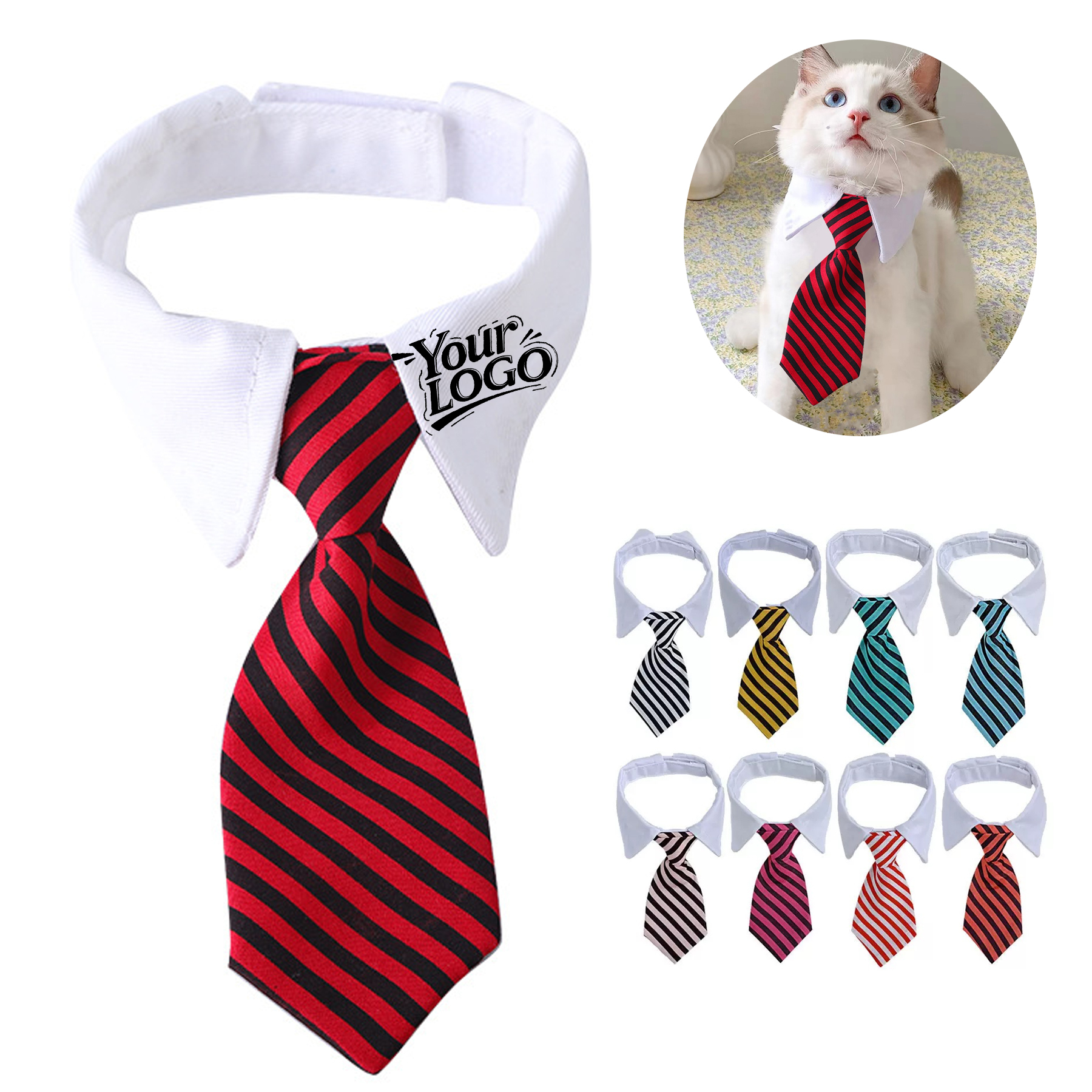 Cute Pet Neck Accessory - Adjustable & Stylish