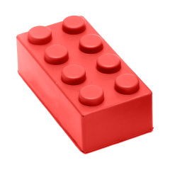 Construction Blocks Squeezies Stress Reliever