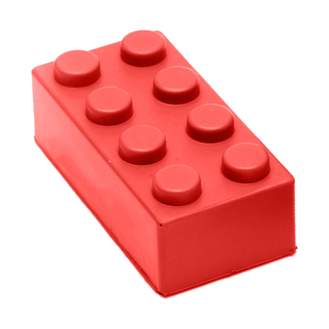 Construction Blocks Squeezies Stress Reliever