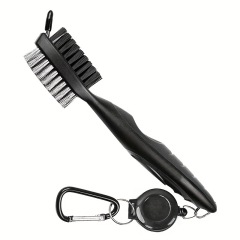 Golf Brush with Retractable Carabine