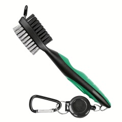 Golf Brush with Retractable Carabine