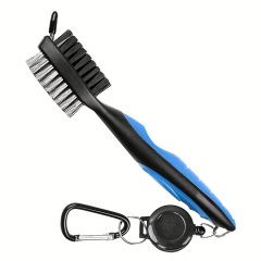 Golf Brush with Retractable Carabine