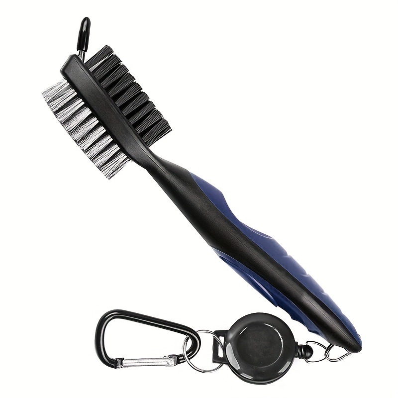 Golf Brush with Retractable Carabine
