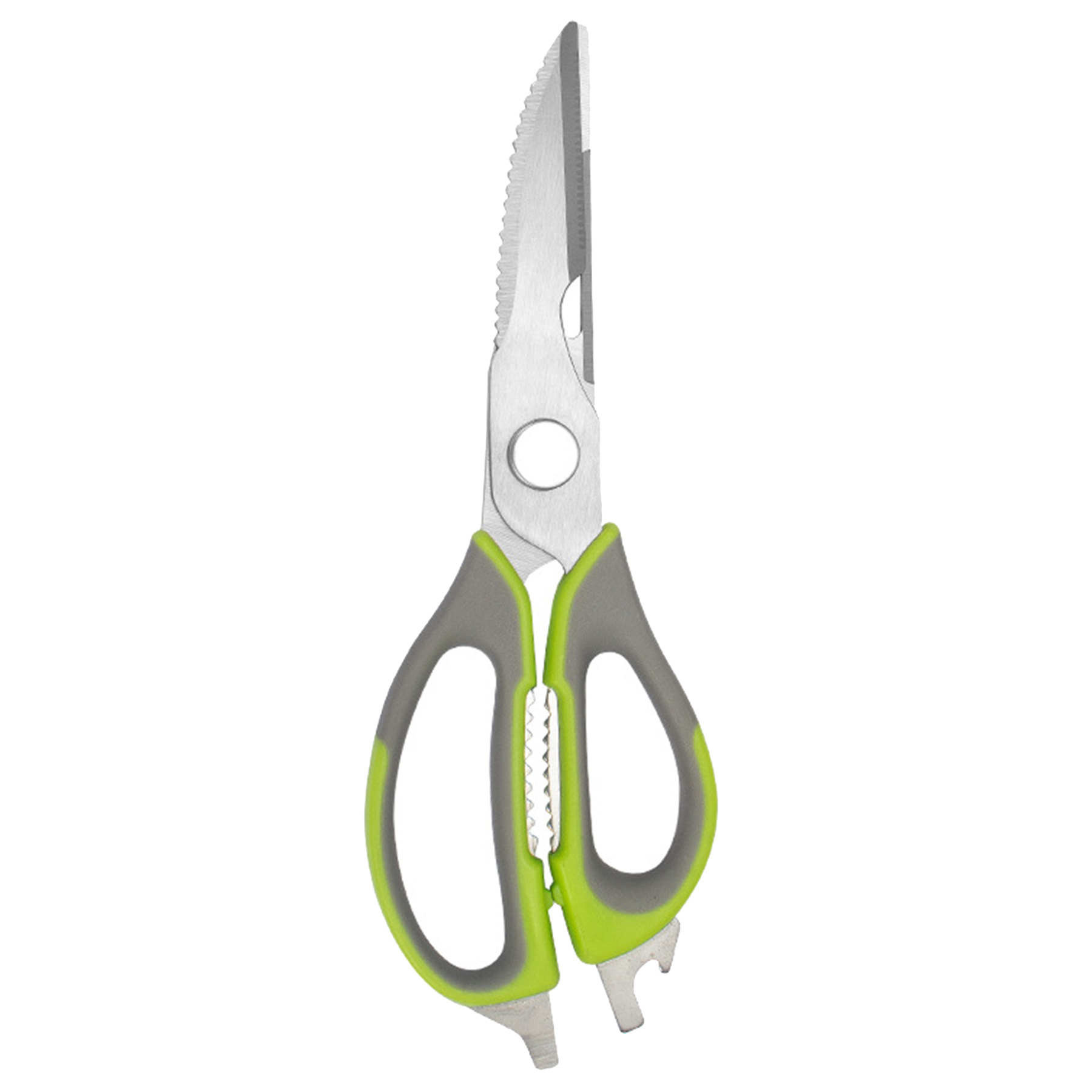 Multi-Functional Kitchen Scissors With Magnetic Blade Cover