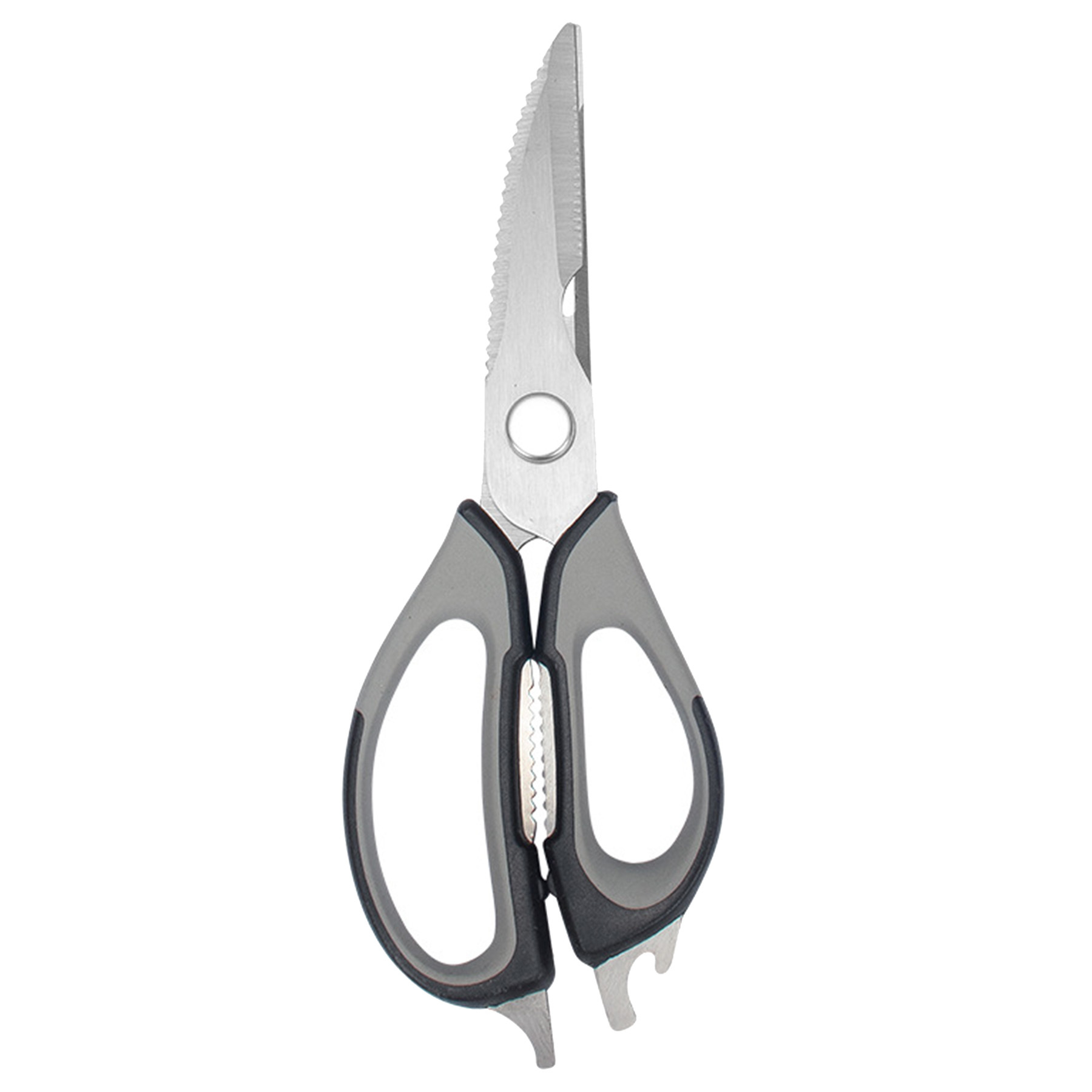 Multi-Functional Kitchen Scissors With Magnetic Blade Cover