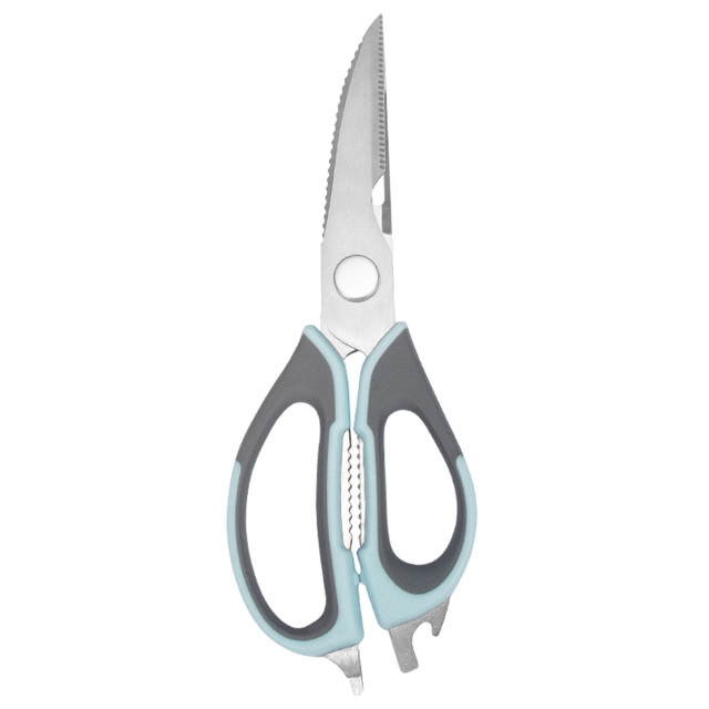 Multi-Functional Kitchen Scissors With Magnetic Blade Cover