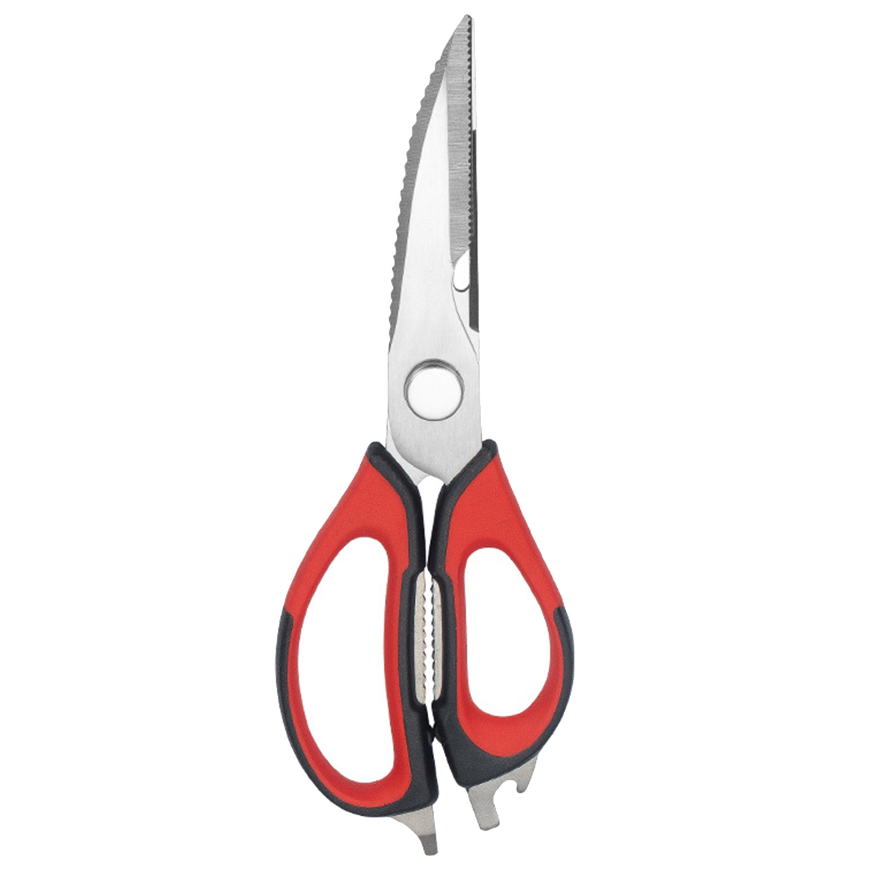 Multi-Functional Kitchen Scissors With Magnetic Blade Cover
