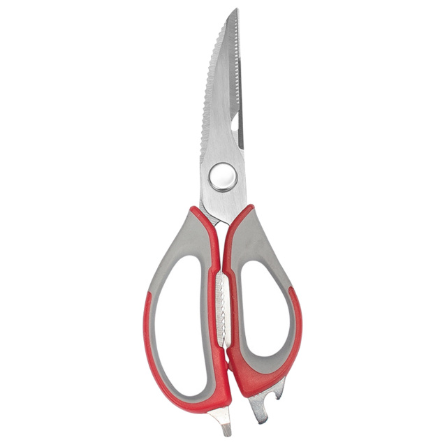 Multi-Functional Kitchen Scissors With Magnetic Blade Cover