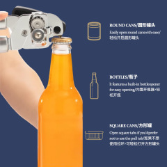 Stainless Steel Can Knife Kitchen Tool Beer Bottle Opener